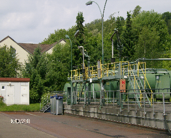 Verladestation f�r schwefelarmes Heiz�l